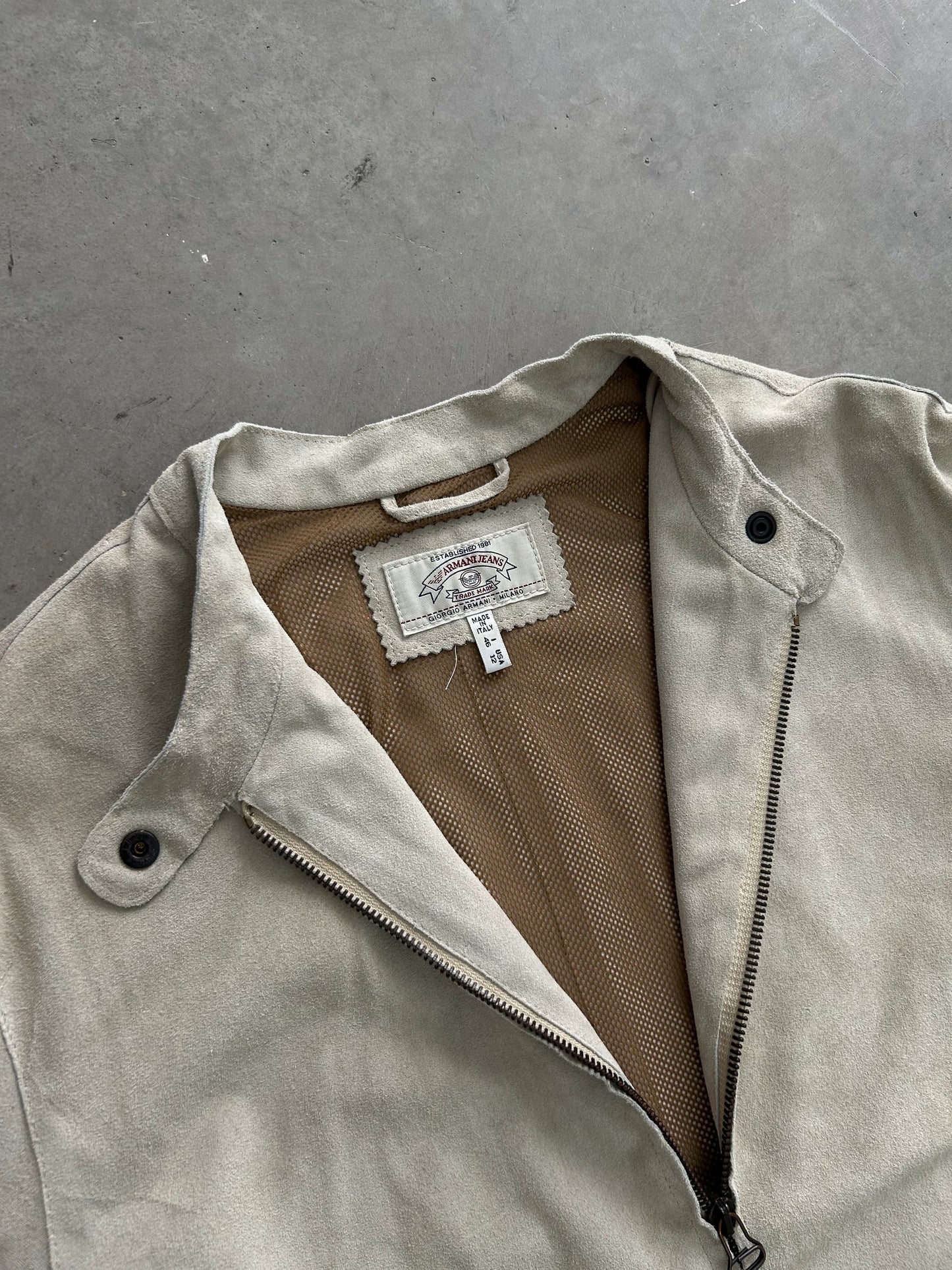 Armani 90's Suede Jeans Jacket