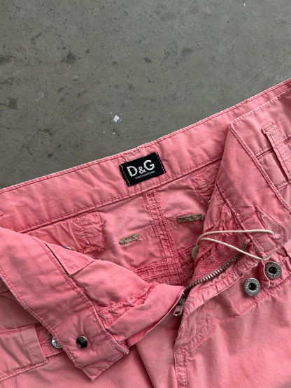 Dolce & Gabba 00's Pink Cargo Pants