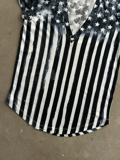 Balmain V-Neck Usa Tee