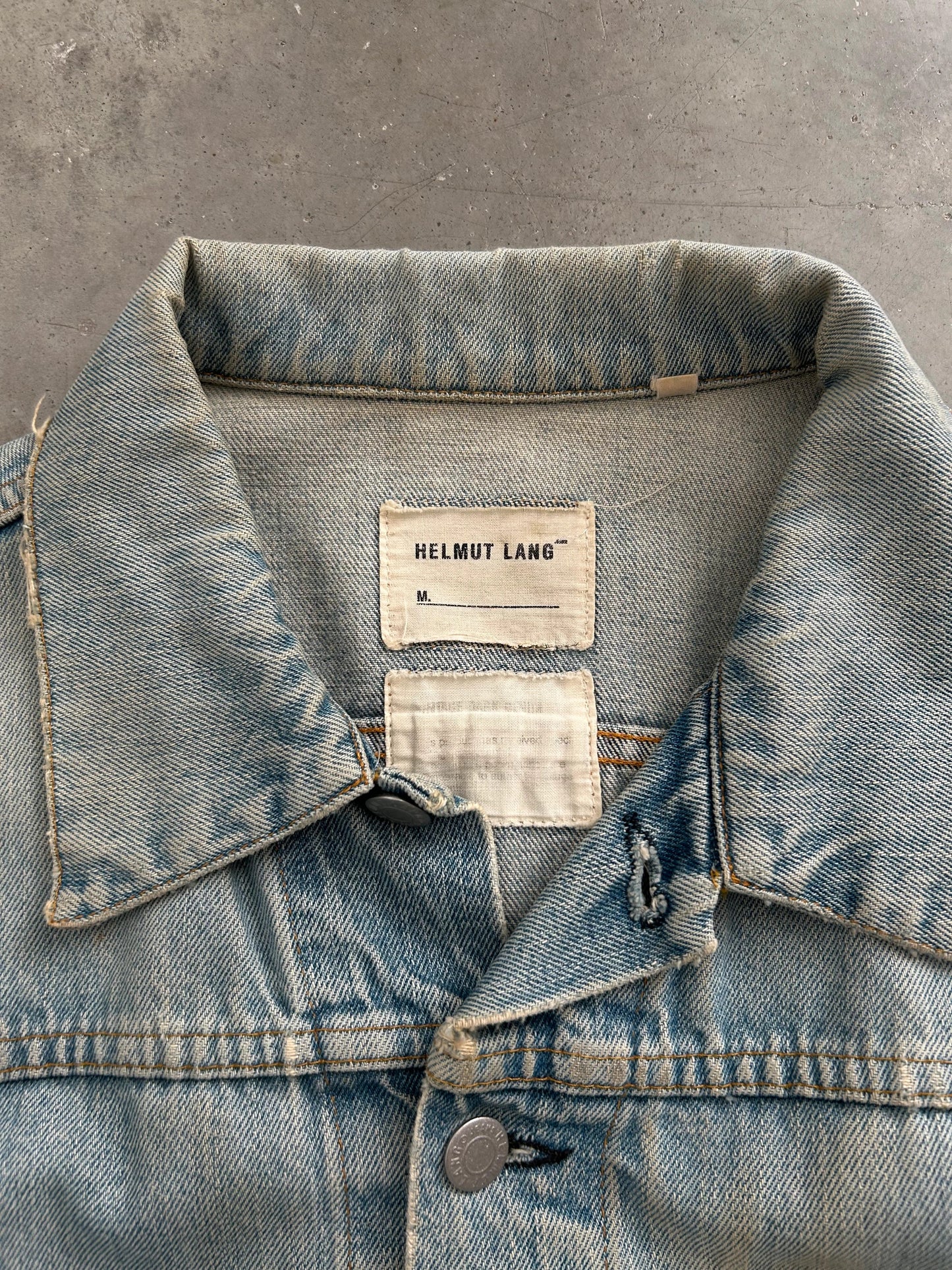 Helmut Lang Solo Pocket 1999 Denim Jacket (S)