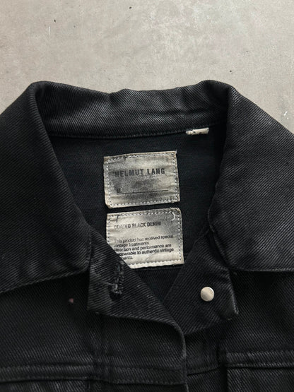 Helmut Lang Waxed Denim Jacket Black