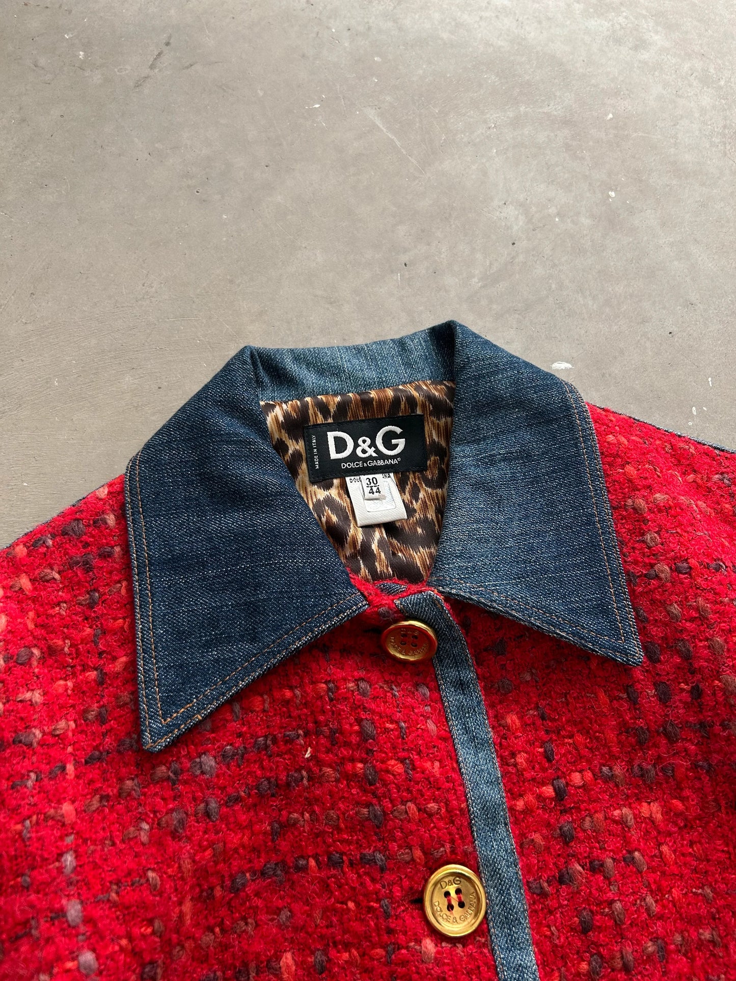 Dolce & Gabbana 00's Tweed Jacket