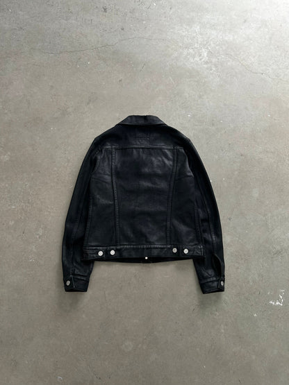 Helmut Lang Waxed Denim Jacket Black