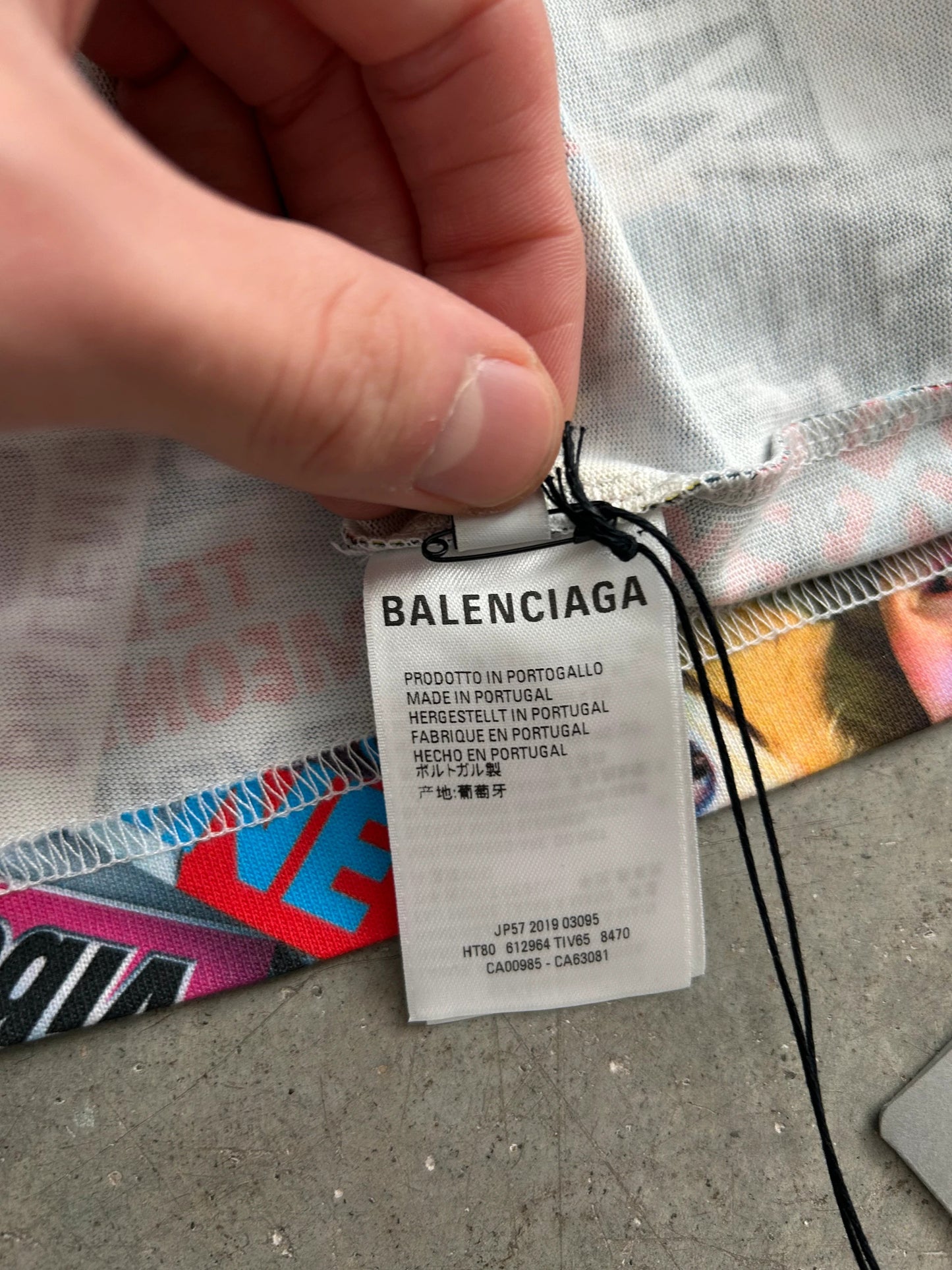 Balenciaga Magazine Tee