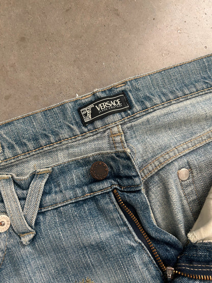 Versace 00's Vintage Distressed Jeans