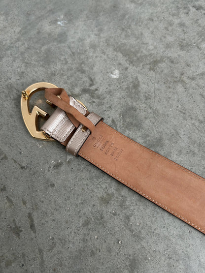 Gucci 00's Heart Logo Belt