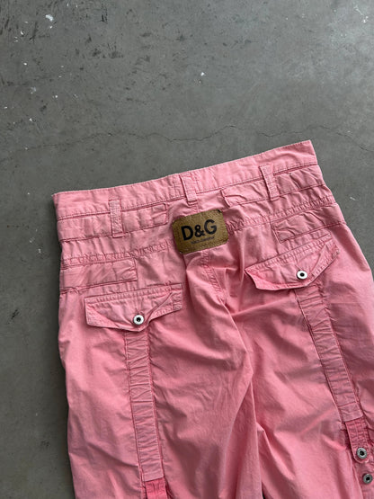 Dolce & Gabba 00's Pink Cargo Pants