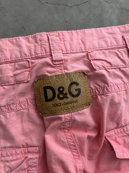 Dolce & Gabba 00's Pink Cargo Pants