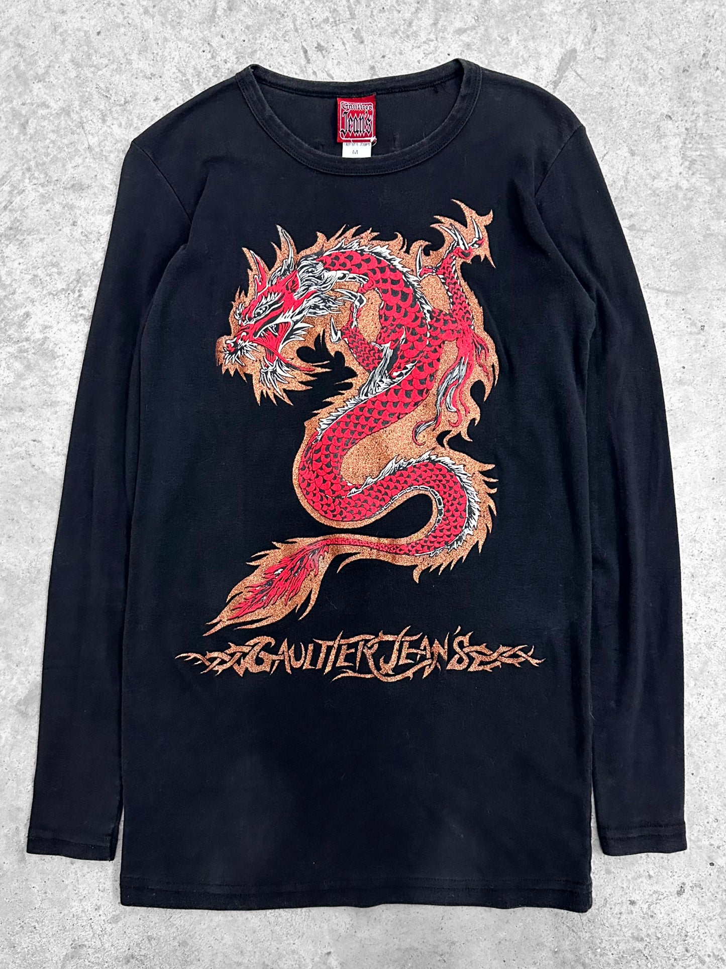 Jean Paul Gaultier Dragon Tattoo Longsleeve (M)