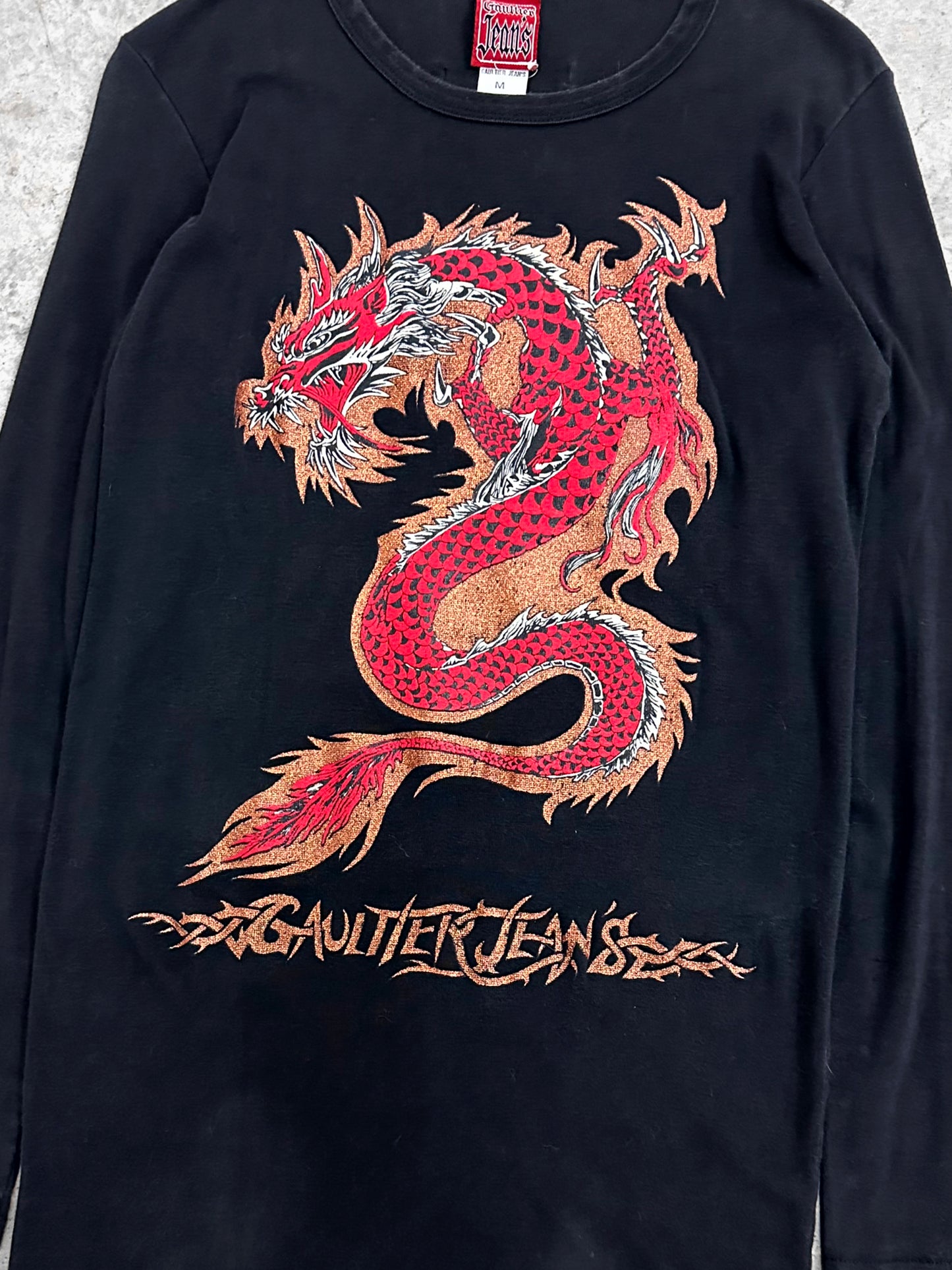 Jean Paul Gaultier Dragon Tattoo Longsleeve (M)