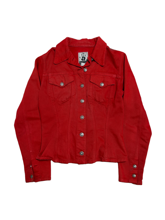 Jean Paul Gaultier Jean's Red Denim Jacket (S)