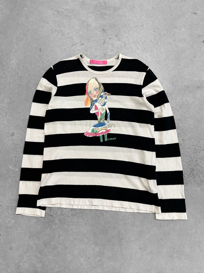 Junya Watanabe Striped Kobuke Longsleeve