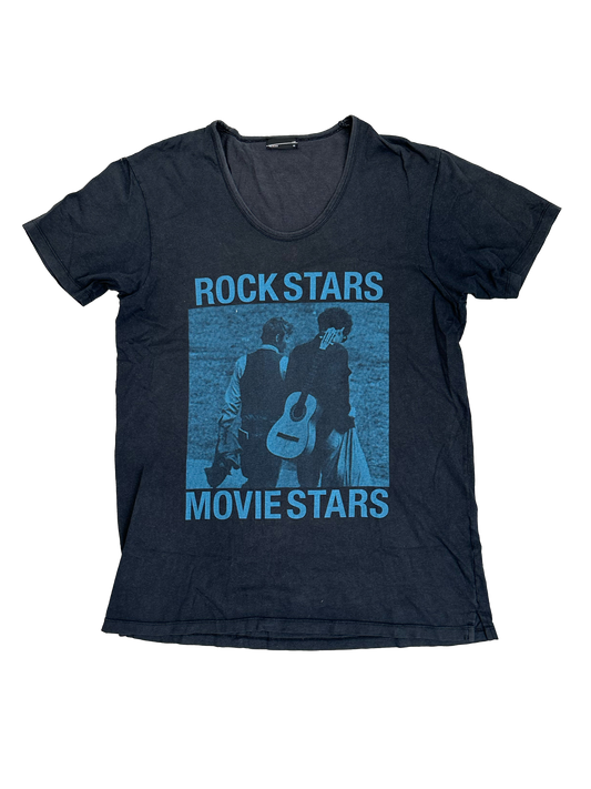 Lad Musician "Rockstars Moviestars" Black Tee (S)