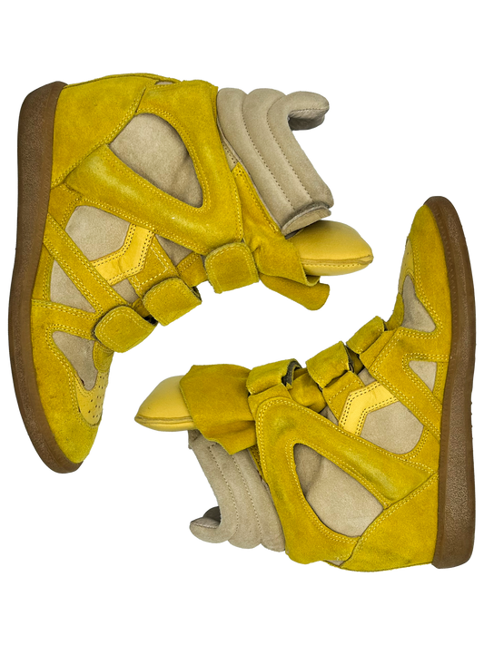 Isabel Marant Beckett Yelow Sneakers