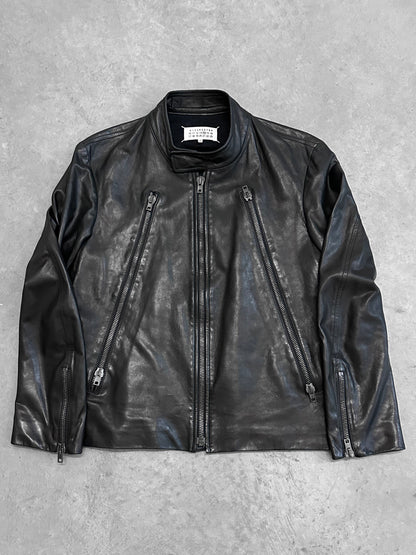 Maison Martin Margiela 5-ZIP Leather Jacket (S)