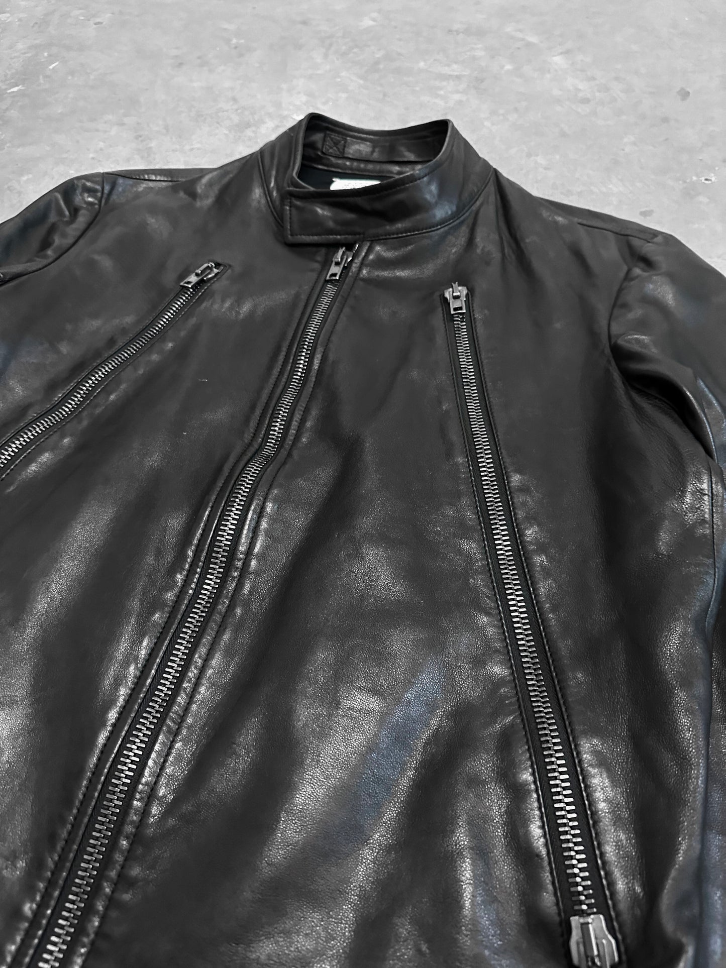 Maison Martin Margiela 5-ZIP Leather Jacket (S)