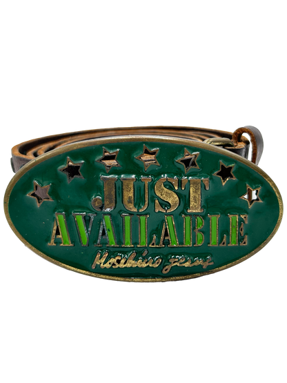 Moschino "Just Available" Buckle Belt