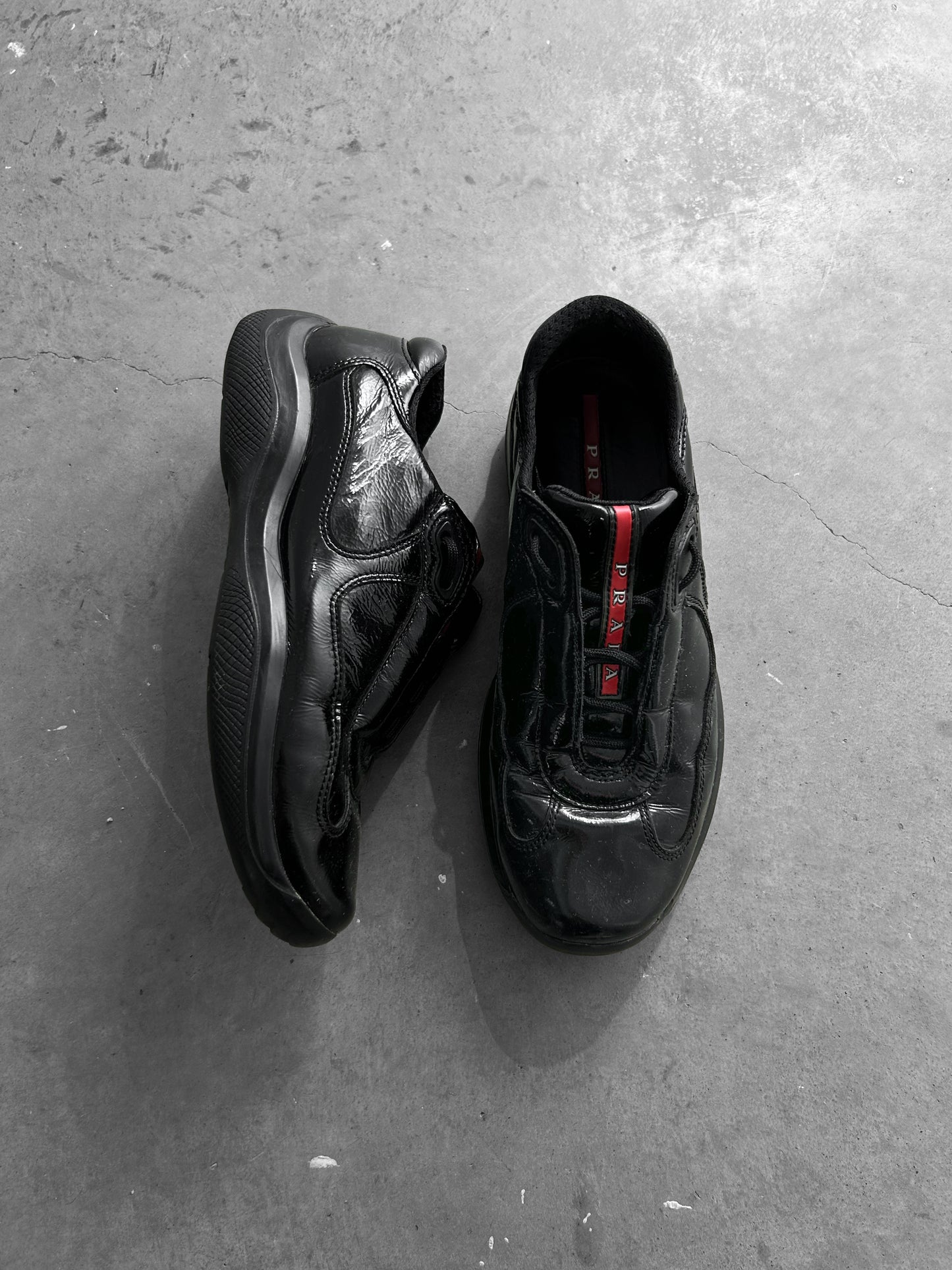 Prada America Cup Black Low Sneakers