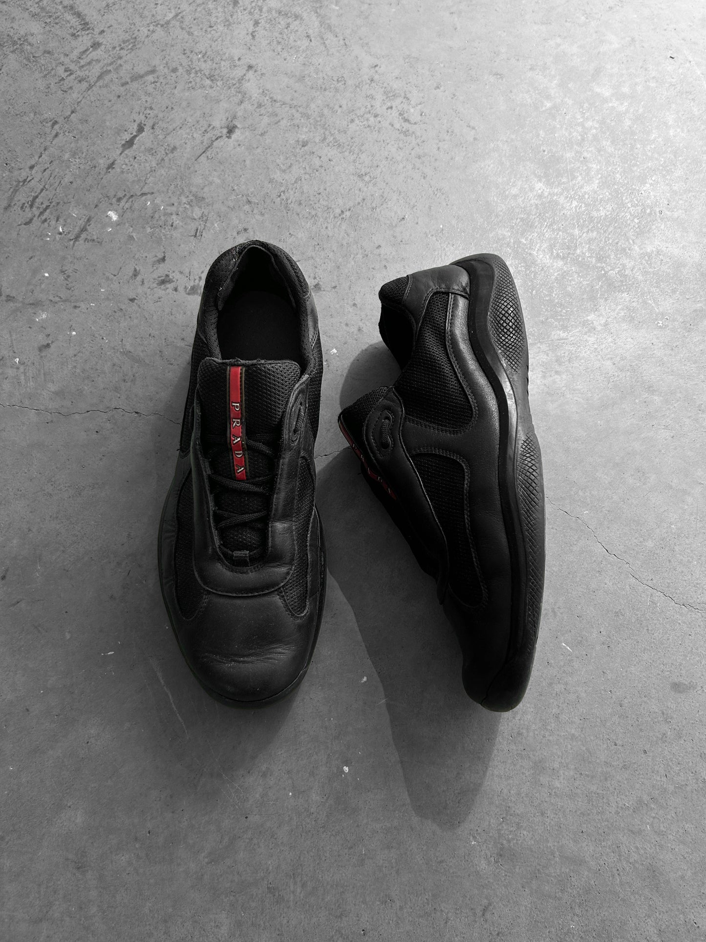 Prada America Cup Black Low Sneakers