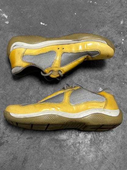 Prada America Cup Yellow Sneakers (37)