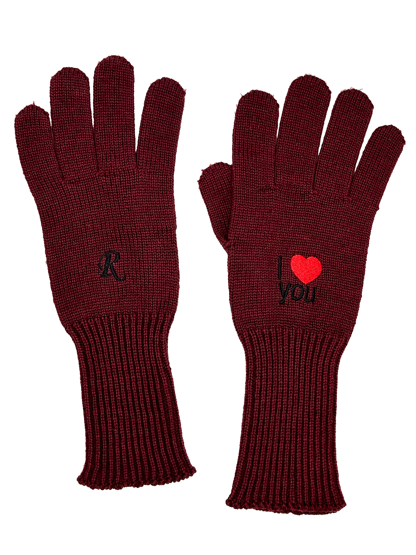 Raf Simons FW18 "I love you" Gloves