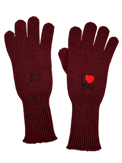 Raf Simons FW18 "I love you" Gloves