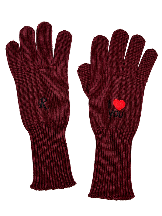 Raf Simons FW18 "I love you" Gloves