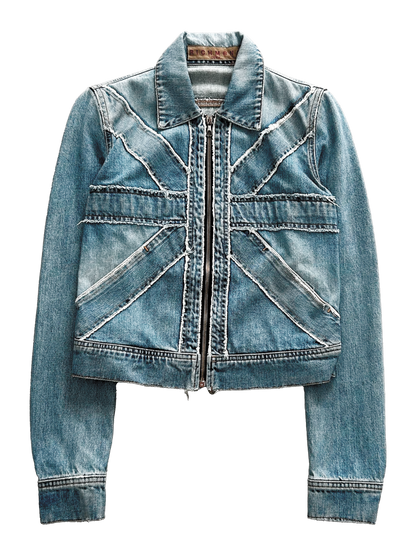 Richmond Union Jack Denim Jacket