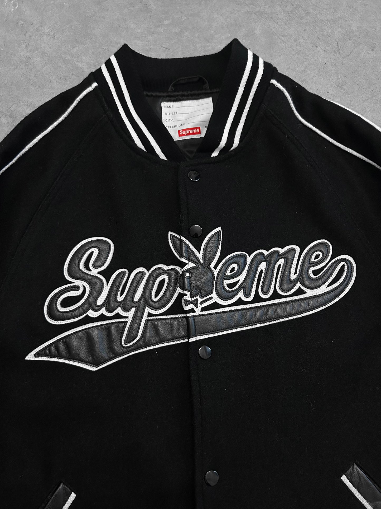 Supreme Playboy 2017 Varsity Jacket