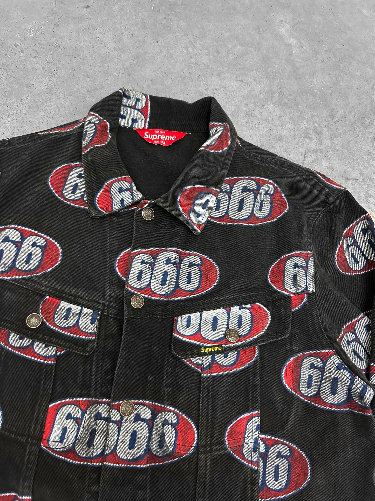 Supreme 666 Denim Trucker Jacket SS17