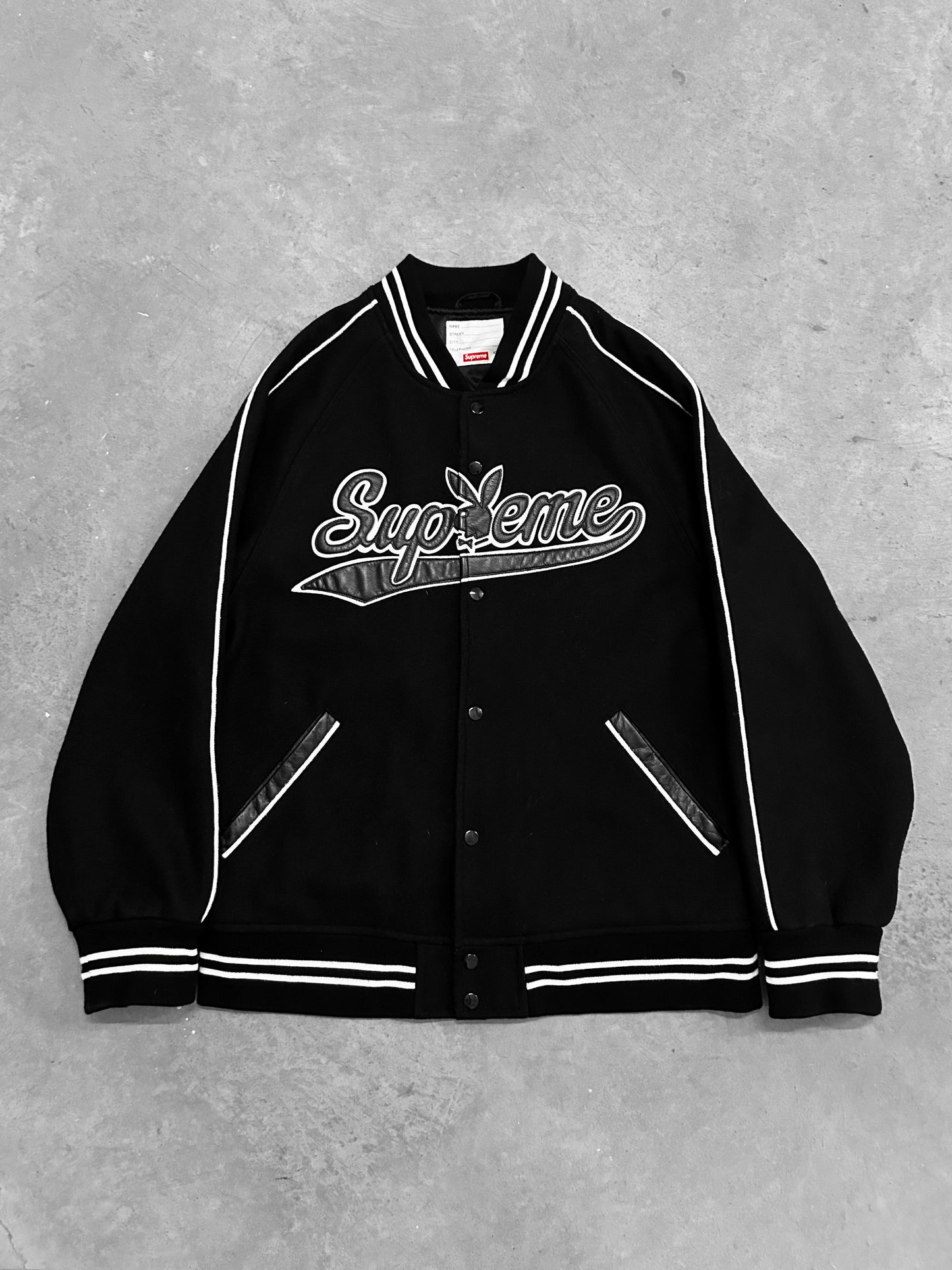 Supreme Playboy 2017 Varsity Jacket