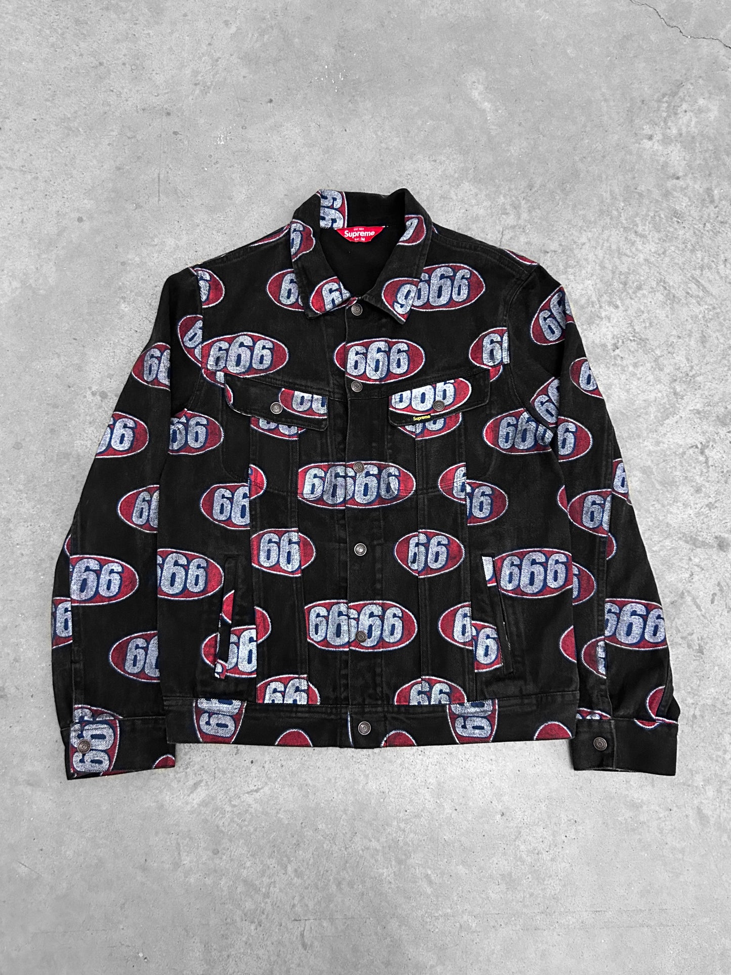 Supreme 666 Denim Trucker Jacket SS17