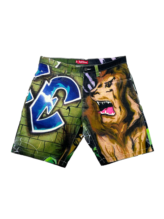 Supreme Lion Den Painter Shorts SS18