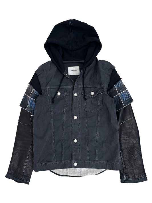 Undercover SS12 Leather Sleeves Flannel (S)