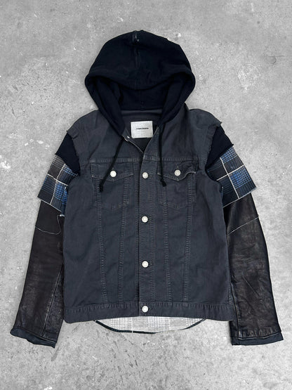 Undercover SS12 Leather Sleeves Flannel (S)