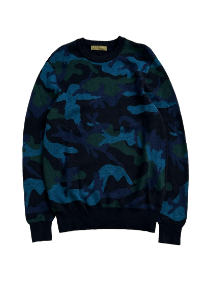 Valentino Camo Sweater