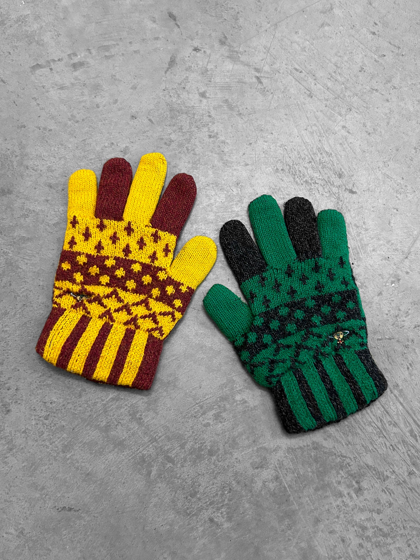 Vivienne Westwood BiColour Wool Gloves