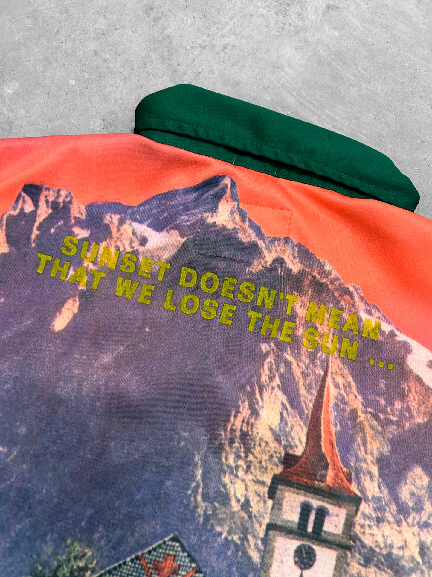 Walter Van Beirendonck "Sunset doesn't mean that we lost the sun" Shirt