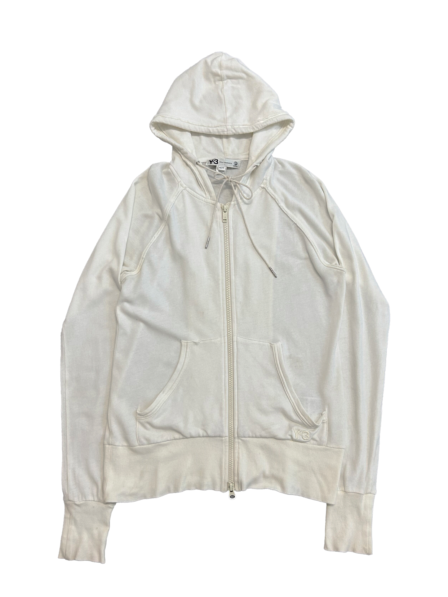 Y-3 White Light Hoodie