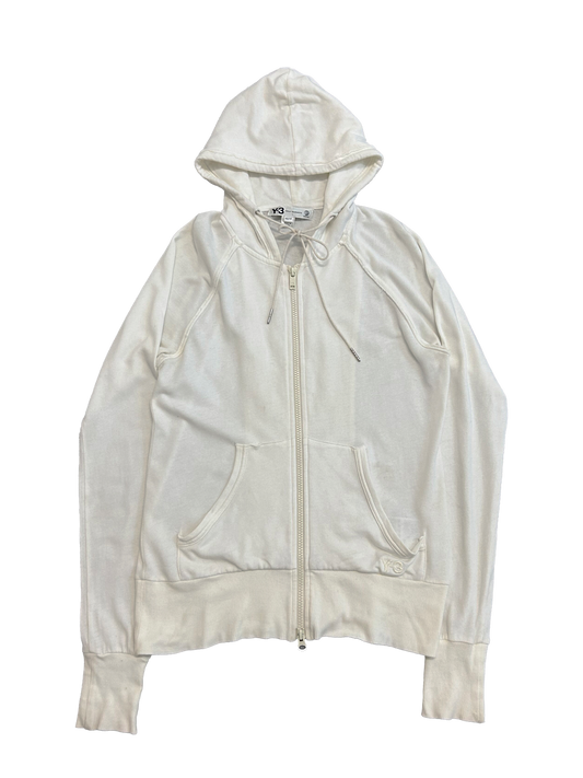 Y-3 White Light Hoodie