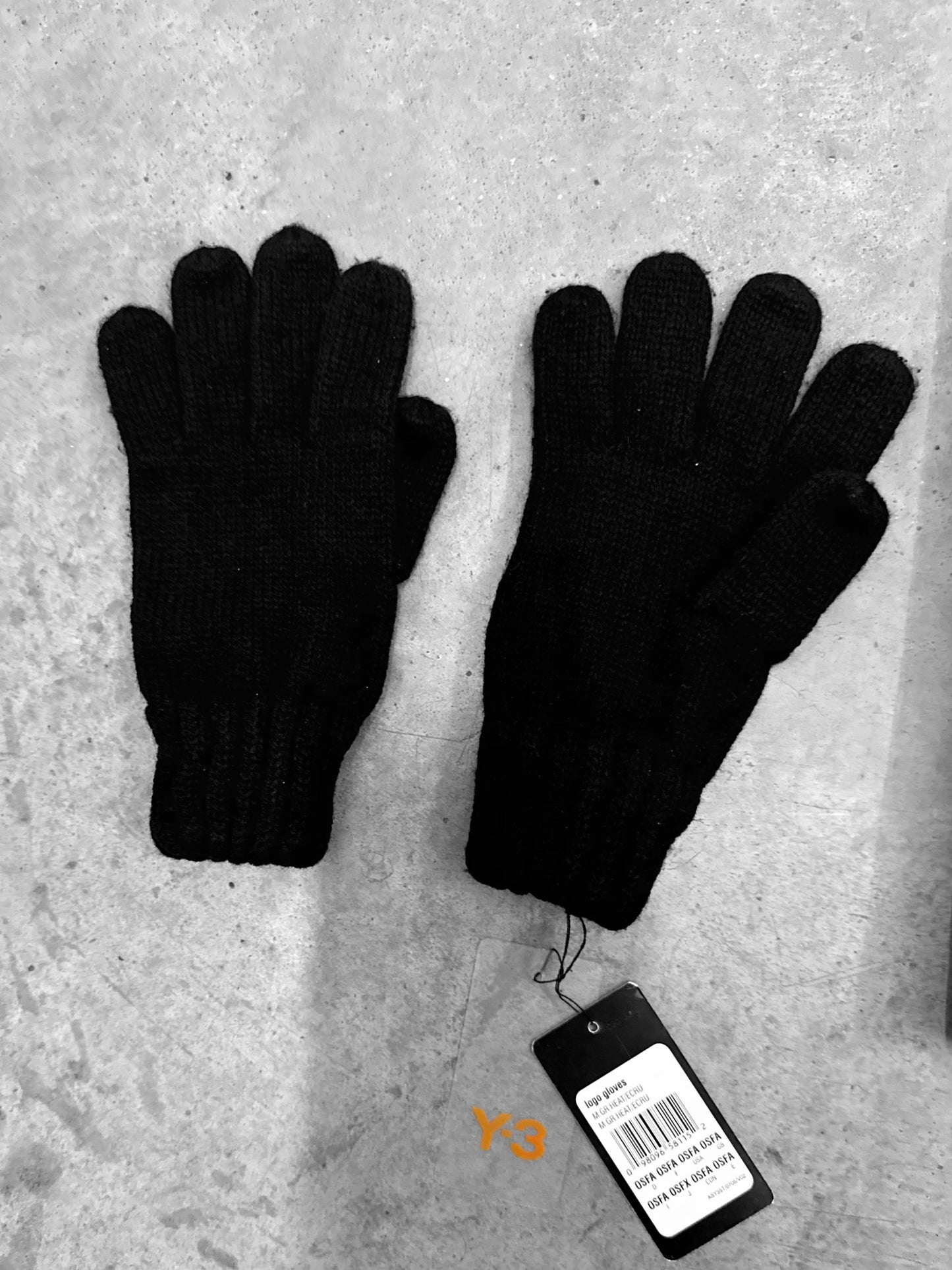 Y-3 Logo Gloves